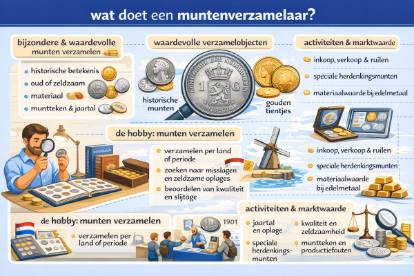 Alles over het beroep muntenverzamelaar Wat doet een muntenverzamelaar
